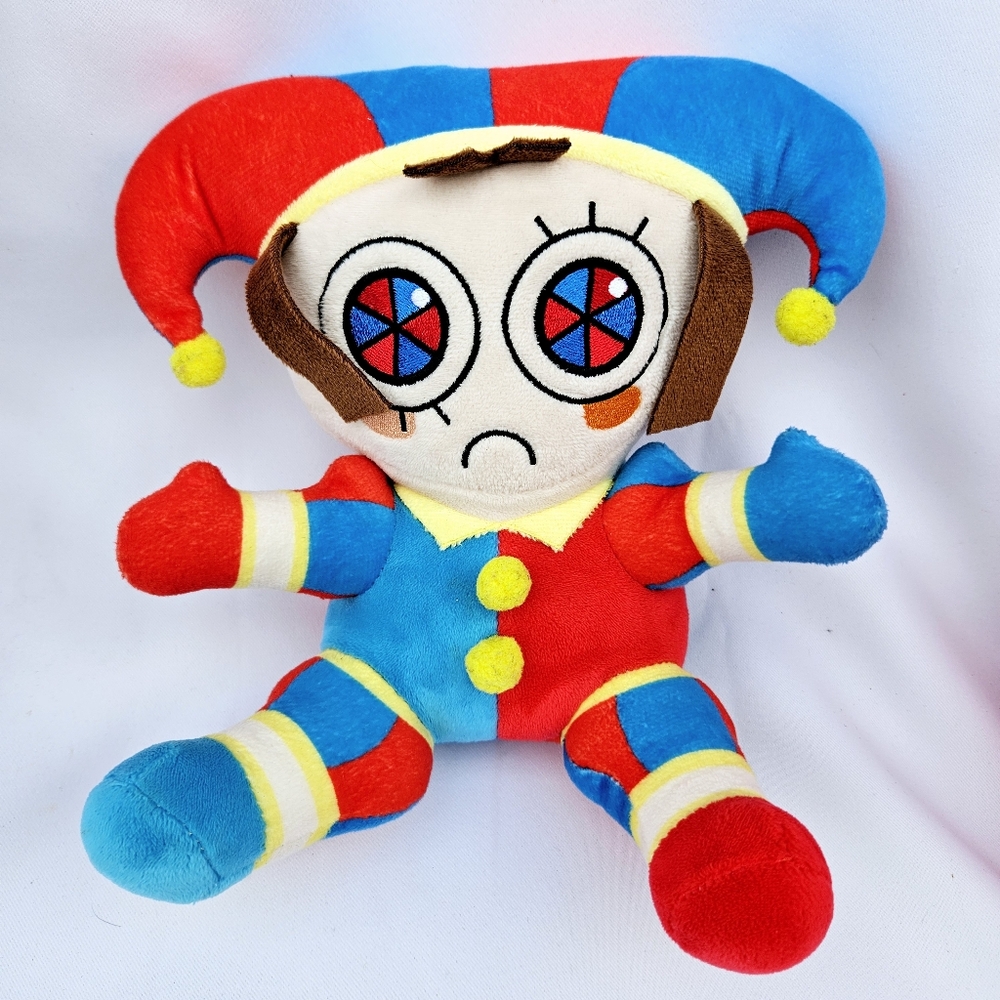 The Amazing Digital Circus Plush Toy Pomni Jax Clown    (NoTag)